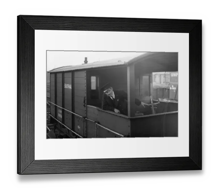 Framed Print : Toad Brake Van, c1940 Framed Print : Toad Brake Van, c1940