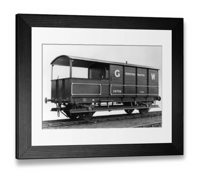 Framed Print : Toad Brake Van
