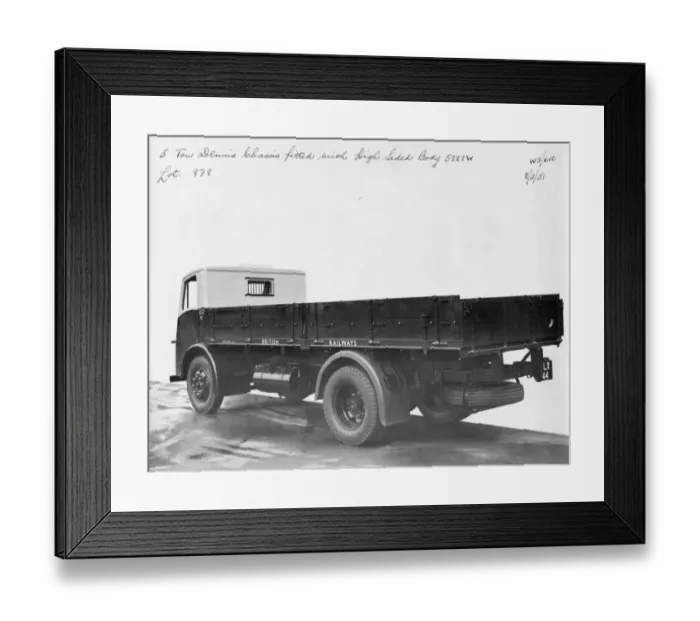 Framed Print : 5 Ton Dennis Lorry, 1951 Framed Print : 5 Ton Dennis Lorry, 1951