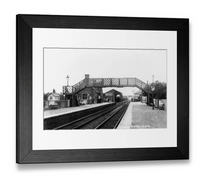Framed Print : Pewsey Station, c. 1910