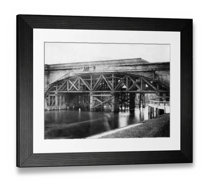 Framed Print : Maidenhead Bridge, c1890