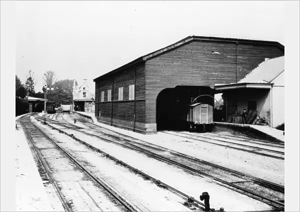 Cirencester Town Station and Goods Shed, Gloucestershire, c. 1930s