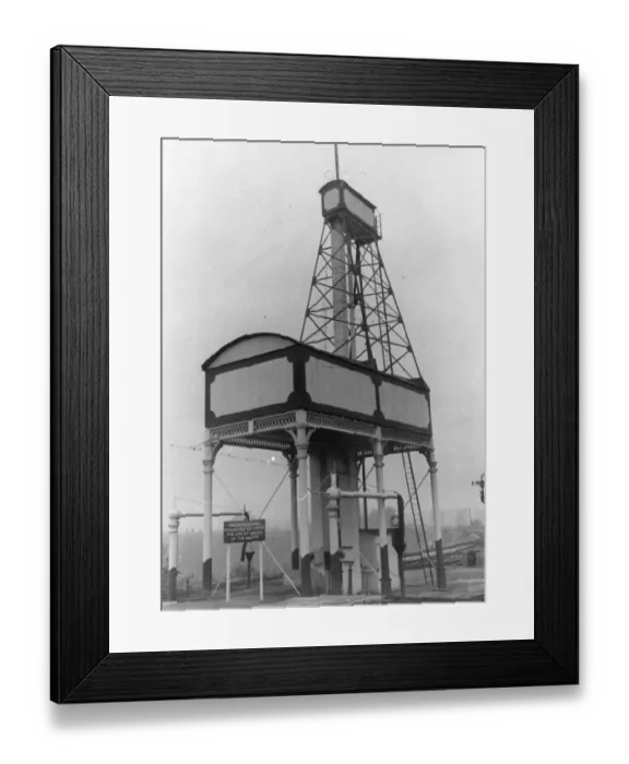 Framed Print : Kemble Station Water Tank Framed Print : Kemble Station Water Tank