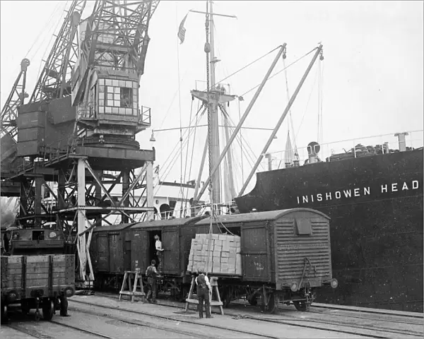GWR Cardiff Docks, 1946