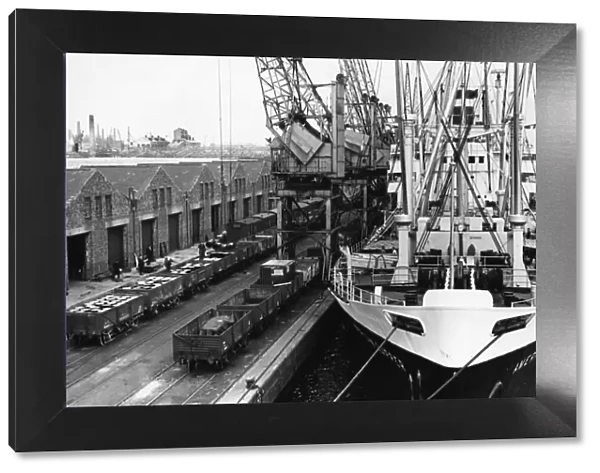 GWR Docks Cardiff - Queen Alexandra Dock, 1960