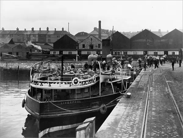 GWR Plymouth Millbay Docks, c1920s
