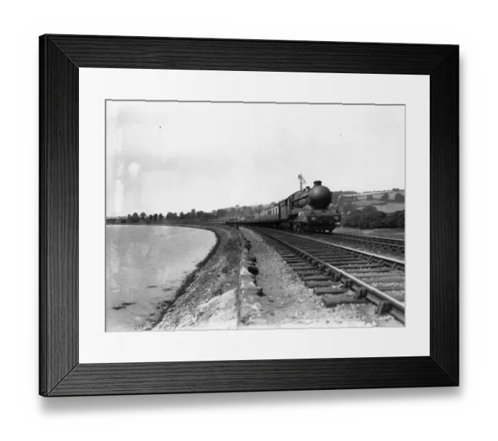 Framed Print : Locomotive No. 6014, King Henry VII, at Bishopsteignton Framed Print : Locomotive No. 6014, King Henry VII, at Bishopsteignton