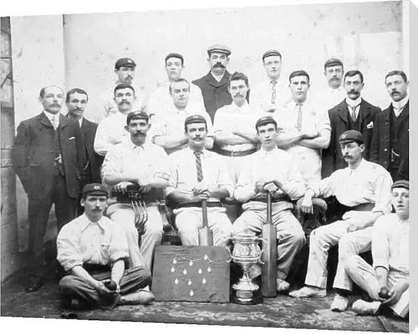 Swindon Works, F Shop Cricket Club, 1905