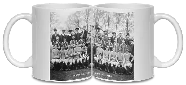 GWR Married & Single Football Teams, 1922-1923