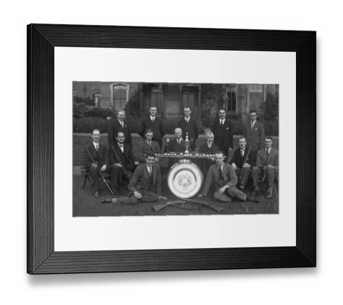 Framed Print : GWR Swindon Rifle Club members Framed Print : GWR Swindon Rifle Club members