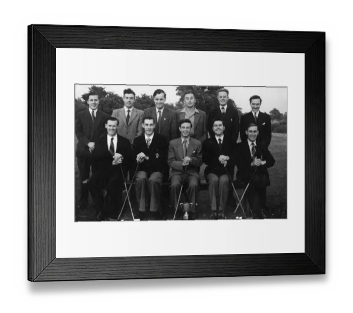 Framed Print : Swindon Works, Drawing Office Putting Team, 1955