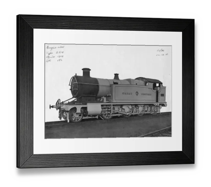 Framed Print : 2-8-0 Tank Locomotive, No. 4201 Framed Print : 2-8-0 Tank Locomotive, No. 4201