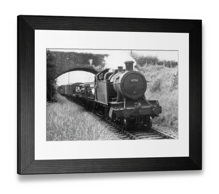 Framed Print : 2-8-0 Tank Locomotive, No. 4250