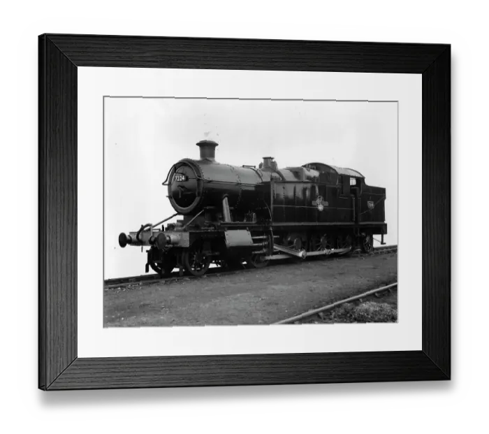 Framed Print : 2-8-2 Tank Locomotive, No. 7224 Framed Print : 2-8-2 Tank Locomotive, No. 7224