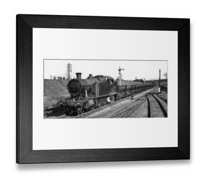 Framed Print : 2-8-2 Tank Locomotive, No. 7238 Framed Print : 2-8-2 Tank Locomotive, No. 7238