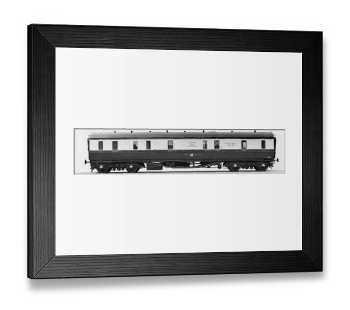Framed Print : Passenger Brake Van, No. 147, for parcels train Framed Print : Passenger Brake Van, No. 147, for parcels train