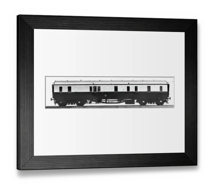 Framed Print : Passenger Brake Van, No. 109 Framed Print : Passenger Brake Van, No. 109