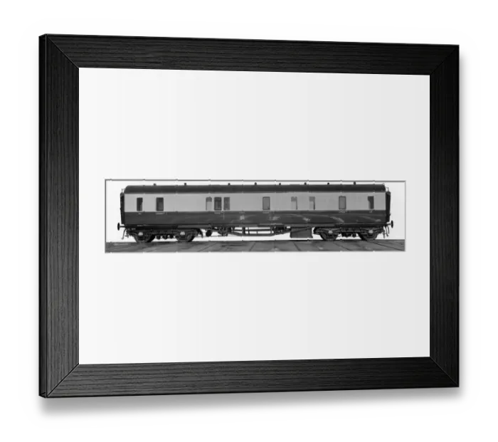 Framed Print : Passenger Brake Van, No. 95 Framed Print : Passenger Brake Van, No. 95