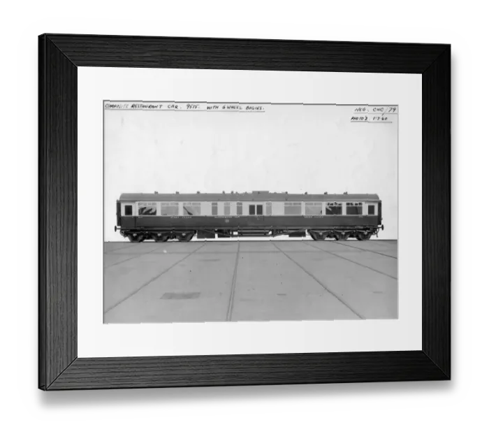 Framed Print : Composite Restaurant Car, 9515 Framed Print : Composite Restaurant Car, 9515