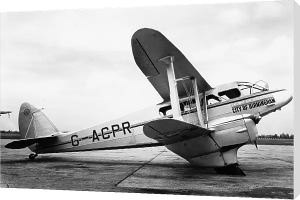 De Havilland 89 Dragon Rapide - City of Birmingham, c1935