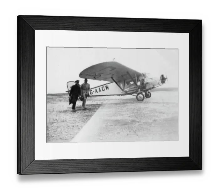 Framed Print : Westland Wessex Plane - G-aGW, c1933 Framed Print : Westland Wessex Plane - G-aGW, c1933