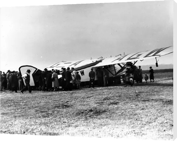 Westland Wessex plane G-aGW at Haldon Aerodrome, 1933