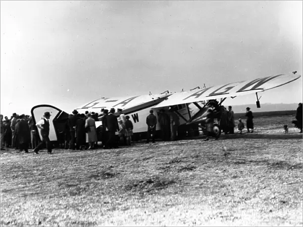 Westland Wessex plane G-aGW at Haldon Aerodrome, 1933