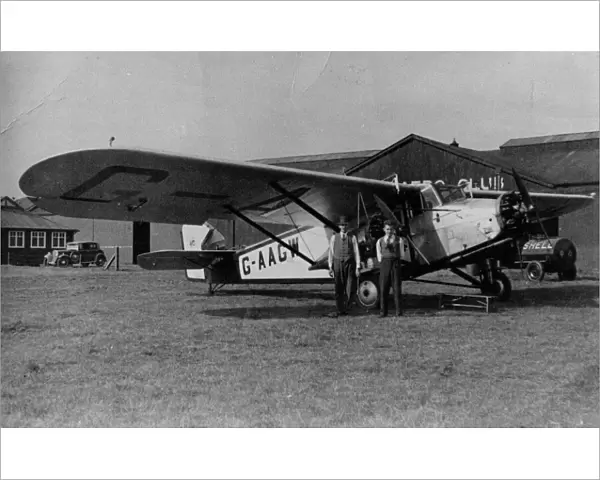 Westland Wessex G-aGW plane, c1940