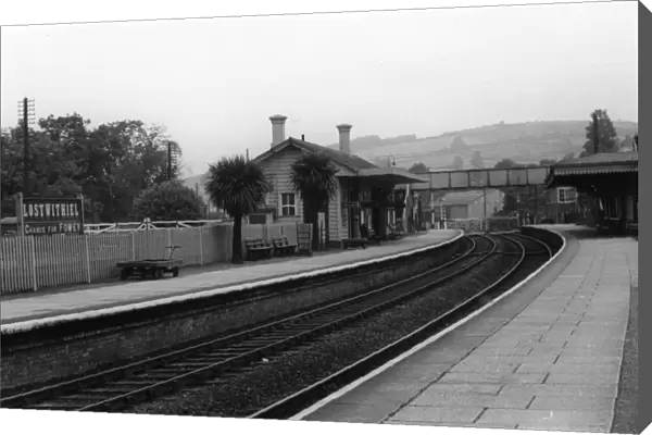 Lostwithiel Station, Cornwall, July 1952