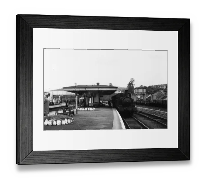 Framed Print : Lostwithiel Station, Cornwall, September 1956 Framed Print : Lostwithiel Station, Cornwall, September 1956