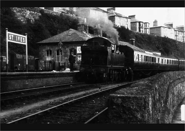 St Ives Station, Cornwall, c. 1930s