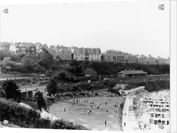 St Ives Station, Porthminster Beach and Pitch & Putt, c. 1950s