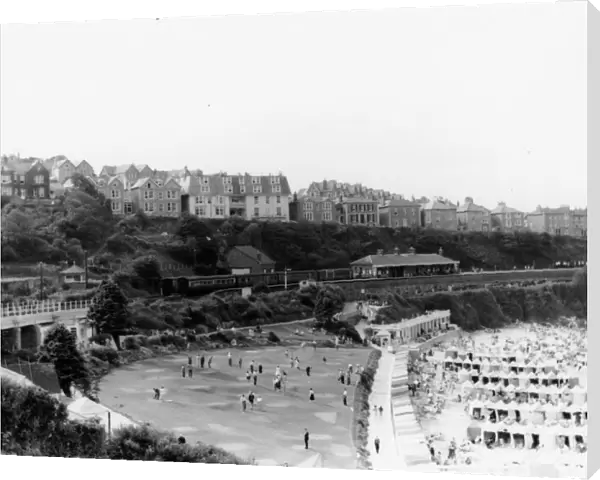 St Ives Station, Porthminster Beach and Pitch & Putt, c. 1950s