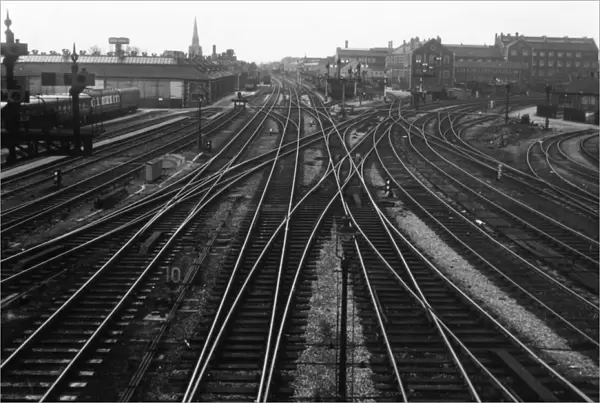 Looking West from Swindon Junction Station, 1950