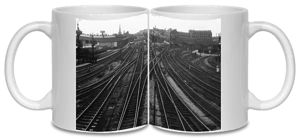 Looking West from Swindon Junction Station, 1950