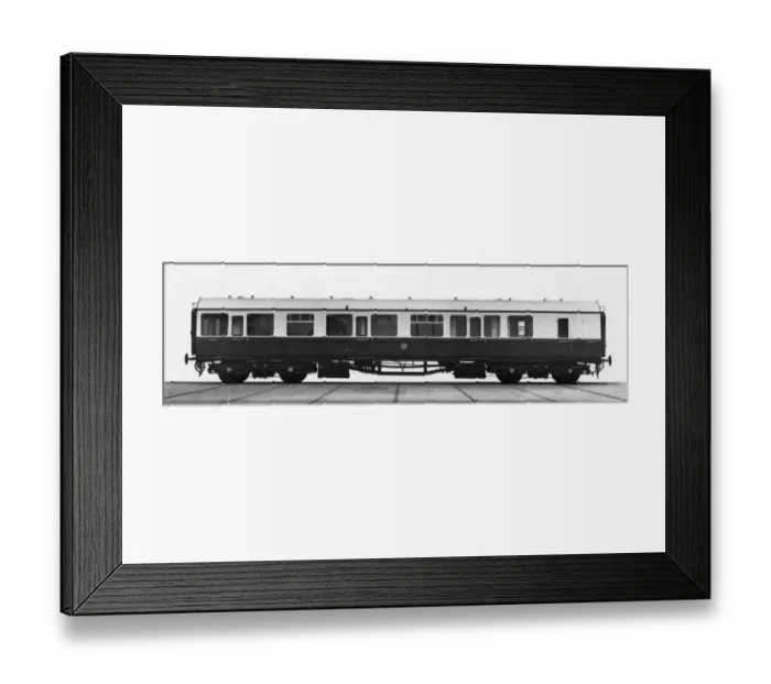 Framed Print : Brake Composite Carriage, No. 6487 Framed Print : Brake Composite Carriage, No. 6487