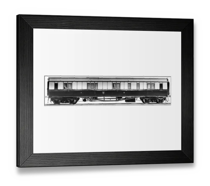 Framed Print : Passenger Brake, Ocean Mails Van, No. 1174