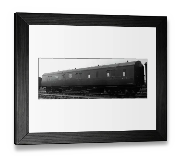 Framed Print : Passenger Brake Van, W33 Framed Print : Passenger Brake Van, W33
