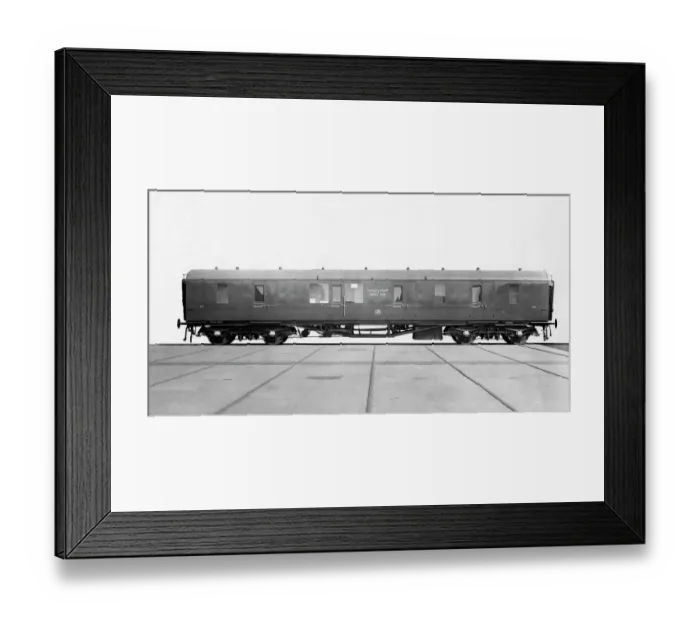 Framed Print : Passenger Brake Van, No. 69