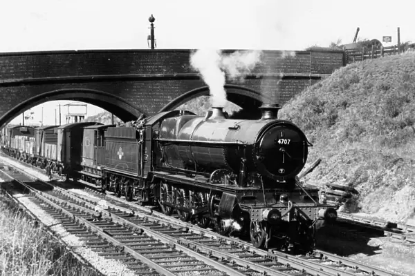 47xx class locomotive, No. 4707, at Stoke Gifford, 1960
