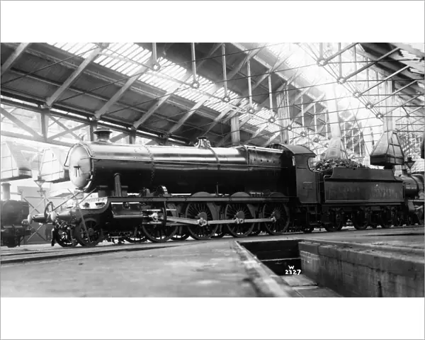 47xx class locomotive, No. 4702, seen here at an engine shed, possibly Old Oak Common