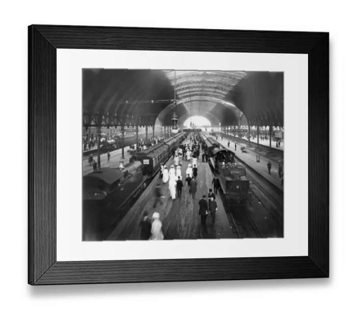 Framed Print : Paddington Station, London, 1913 Framed Print : Paddington Station, London, 1913