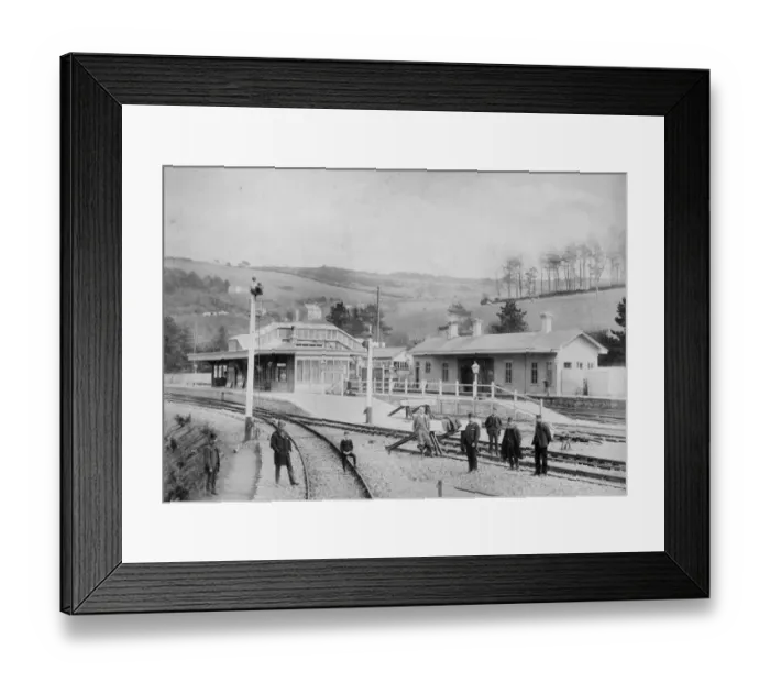 Framed Print : Bodmin Road Station, c. 1895