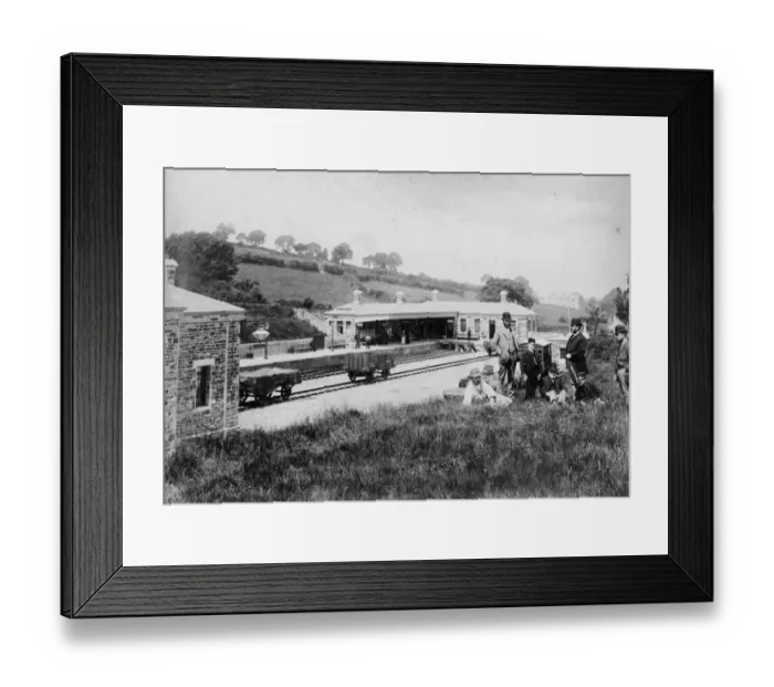 Framed Print : Bodmin Station, Cornwall, c. 1895