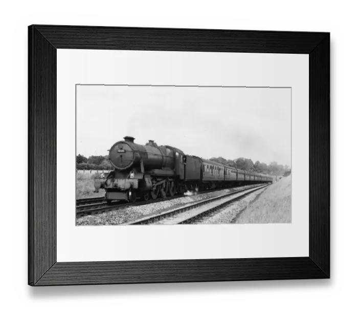 Framed Print : County Class locomotive, No. 1010, County of Caernarvon, 1963 Framed Print : County Class locomotive, No. 1010, County of Caernarvon, 1963