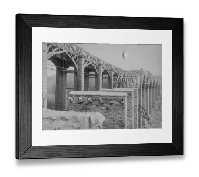 Framed Print : Slade Viaduct, 1892