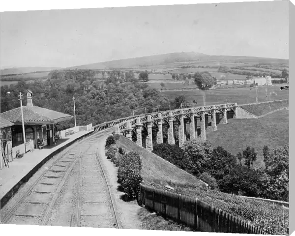 Ivybridge Station and Viaduct, Devon, c. 1890