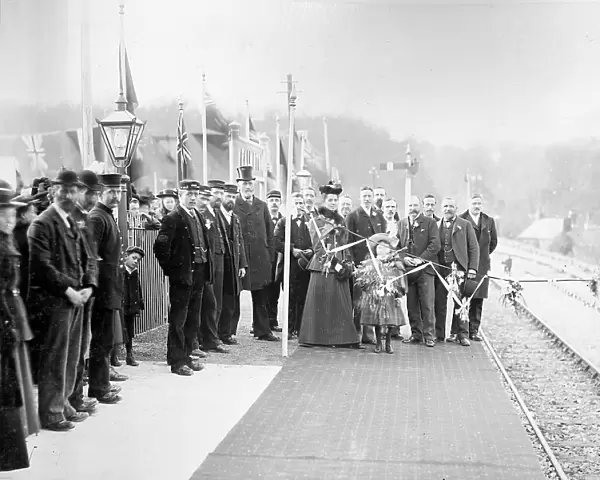Opening ceremony of the Plymouth to Yealmpton Line, January 1898