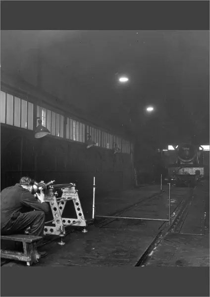 Swindon Works Weighbridge, 1954