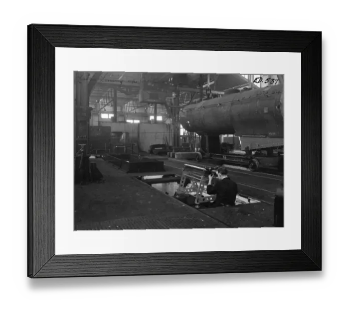 Framed Print : Swindon Works, AE Shop, 1954 Framed Print : Swindon Works, AE Shop, 1954